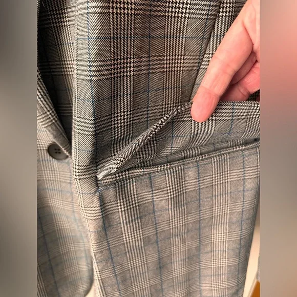 Steve Madden plaid blazer - Picture 4 of 11